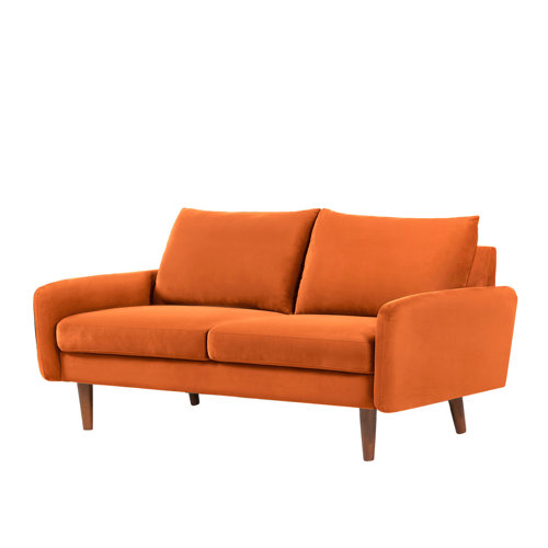 Ebern Designs Teniqua 58'' Velvet Loveseat & Reviews Wayfair